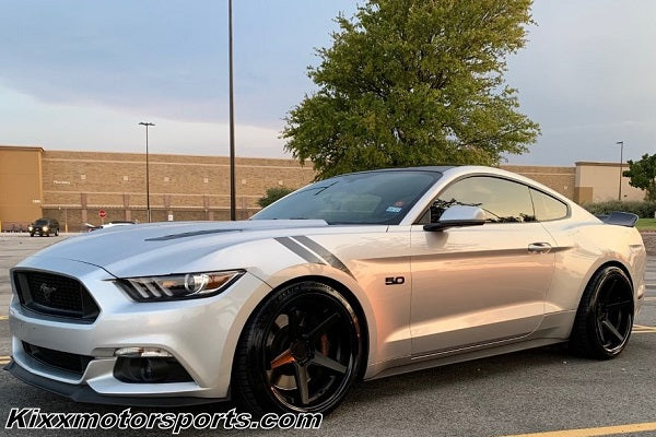 Ford Mustang GT with Ferrada FR3 Black Deep Concave Staggered Wheels ...