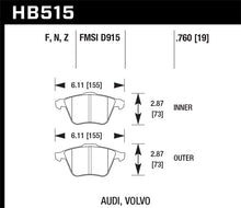 Hawk Performance Ceramic Street Brake Pads