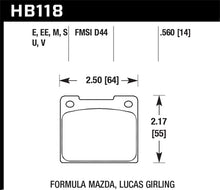 Hawk 1979 Volvo 262 DTC-50 Race Rear Brake Pads