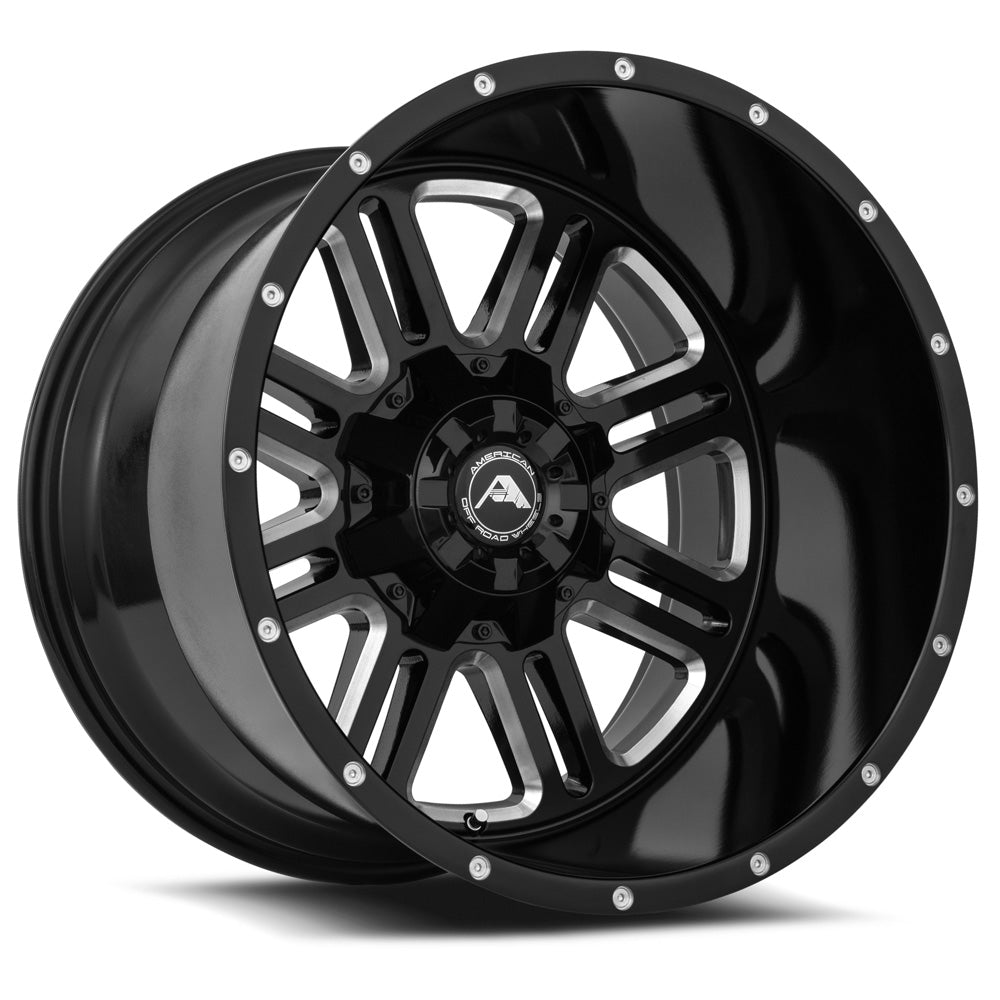 American Off-Road A106 Black Milled Spoke