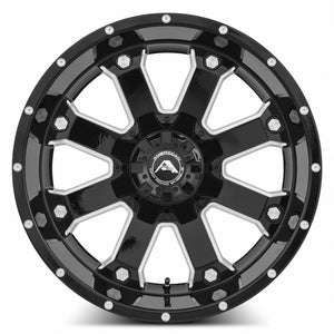 American Off-Road A108 Black Milled Spoke