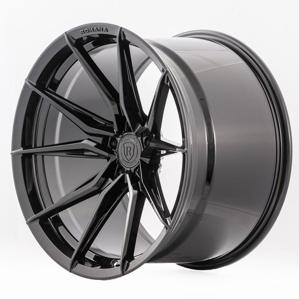 Rohana RFX13 Gloss Black Concave Forged Wheels