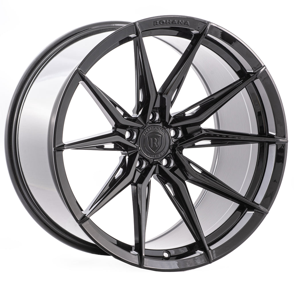 Rohana RFX13 Gloss Black Concave Forged Wheels